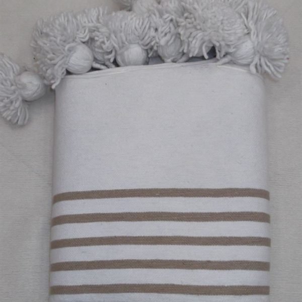 Couverture pompons