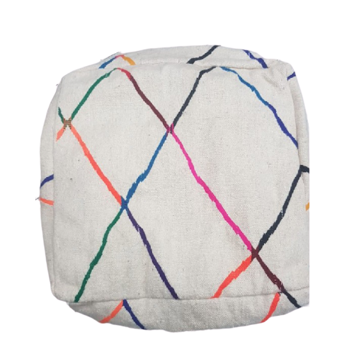 Pouf tapis kilime 11