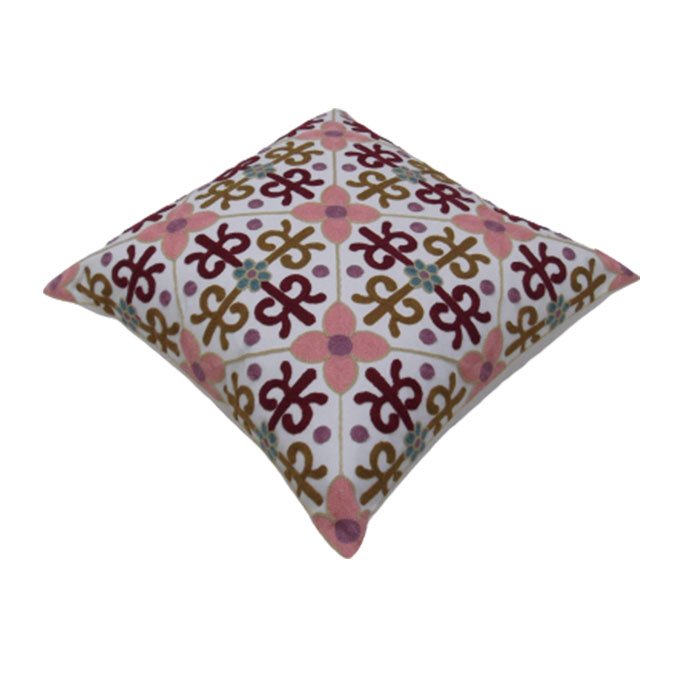 Coussin broderie coton 10