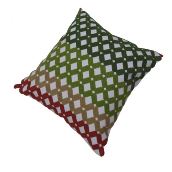 Coussin broderie coton 12