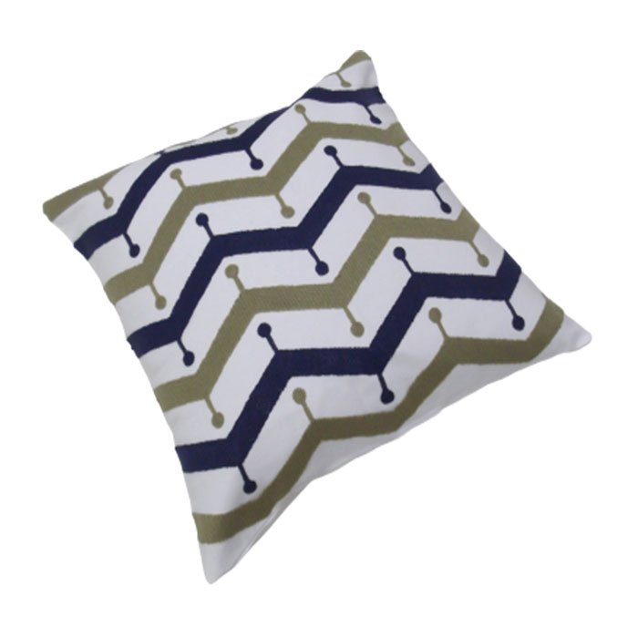 Coussin broderie coton 16