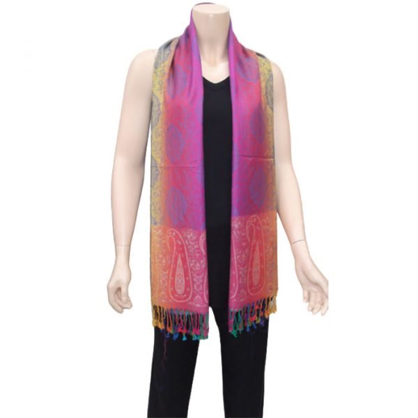 Echarpe arc en ciel 13