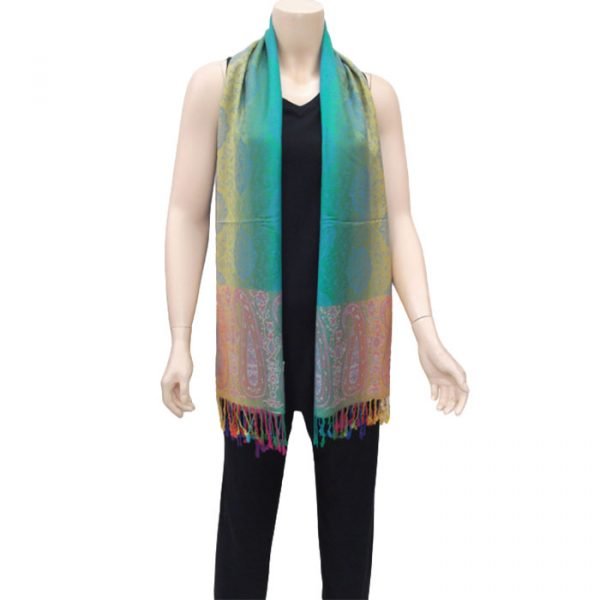 Echarpe arc en ciel 9