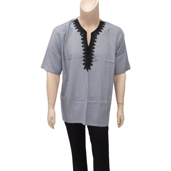 Tunique demi col homme 4