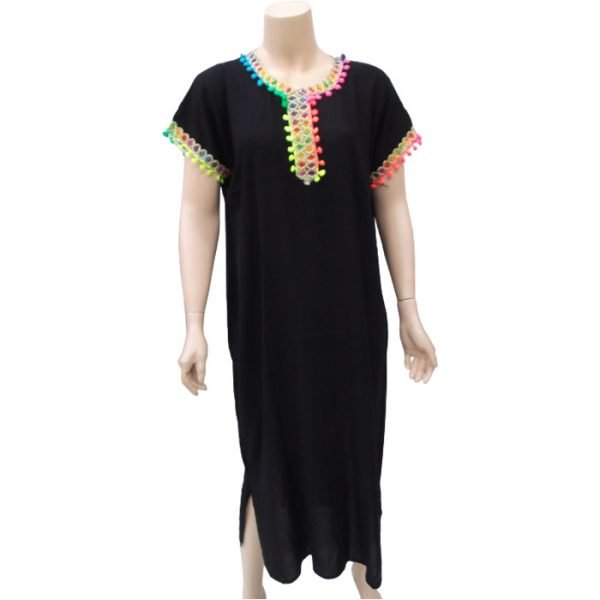 Caftan Pompom Panaché 6