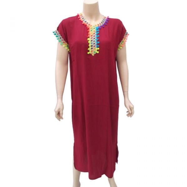 Caftan Pompom Panaché 2