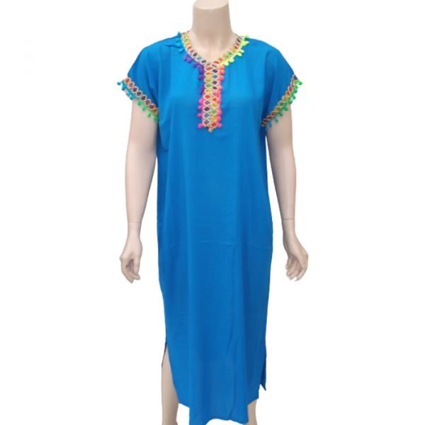 Caftan Pompom Panaché 4