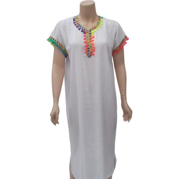 Caftan Pompom Panaché 5