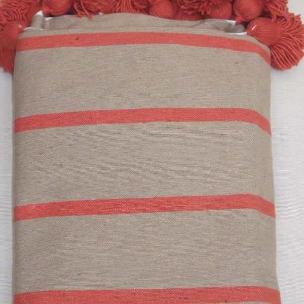 Couverture Pompom Rayé 6