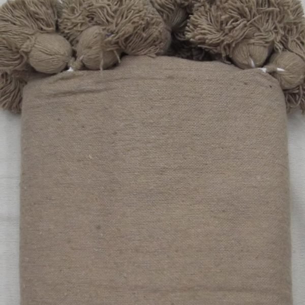 Couverture Pompom Unie 5