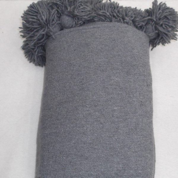 Couverture Pompom Unie 6