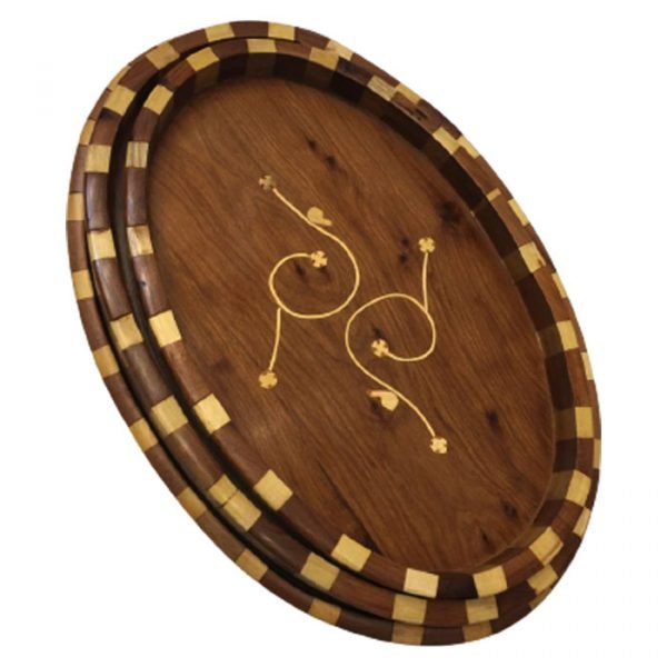 Plateaux en thuya Série 6(diamétre 30/35/40)