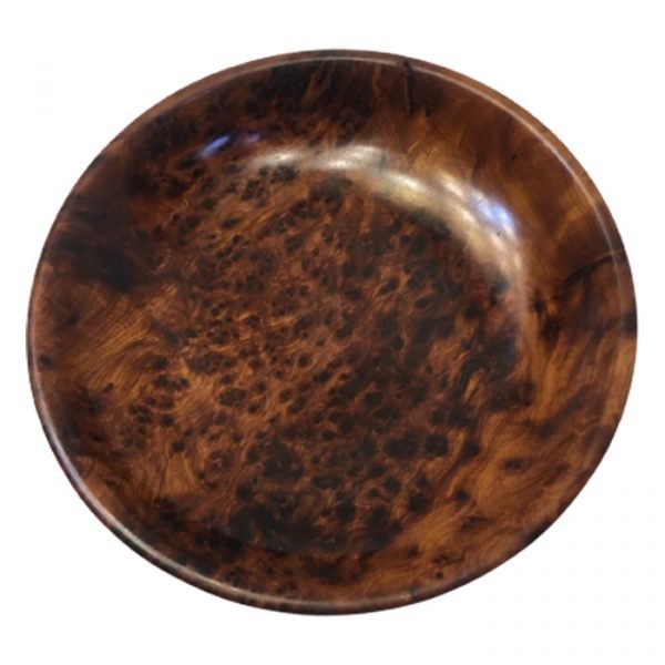 Assiette en bois de Thuya 11