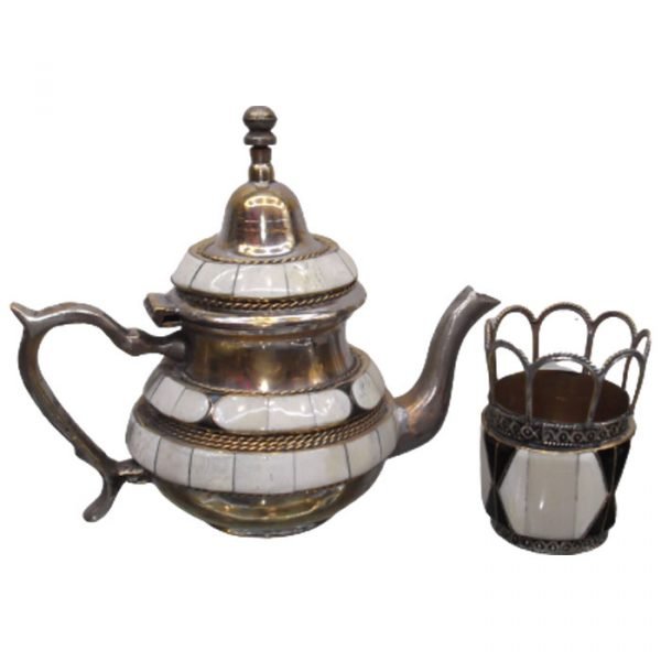 Théiére 10(métal/os)