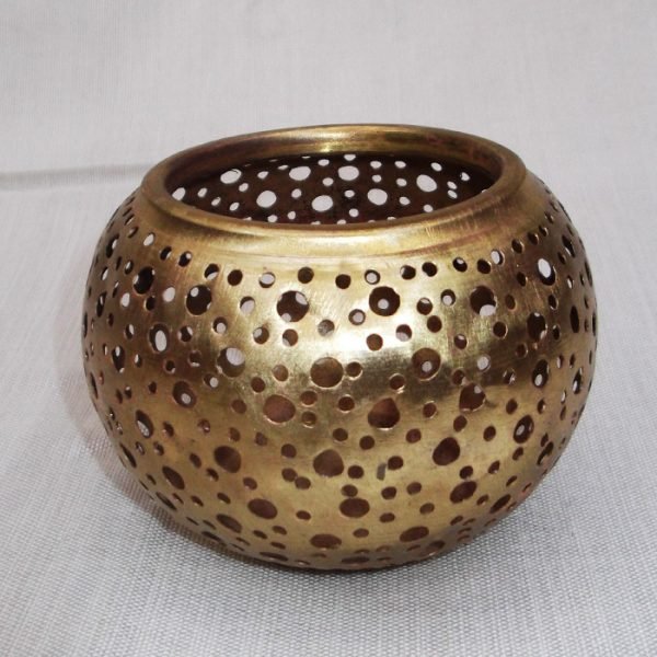 Porte Bougie 6 Cuivre