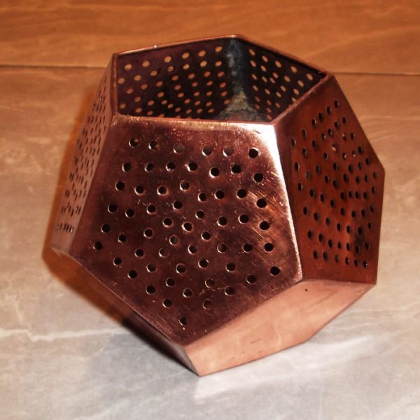 Porte Bougie 8 Cuivre