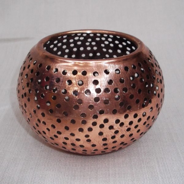 Porte Bougie 5 Cuivre rouge